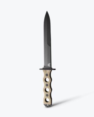 SOCP® Feststehende Klinge | Wüstenbraunes G10